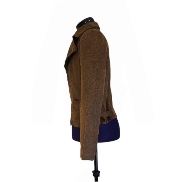 Kut from the Kloth Brown Leopard Print Jacket - Picture 2 of 16